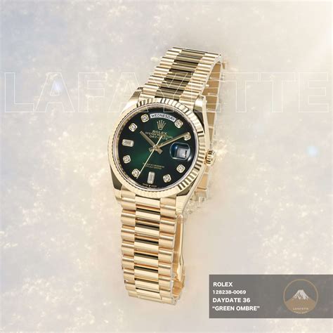 rolex 128238 green|Rolex day date price.